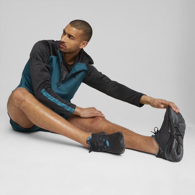 Puma På Tilbud Pwrframe Off-season Treningssko For Menn Svart-varsity Grønn-dyp Aqua