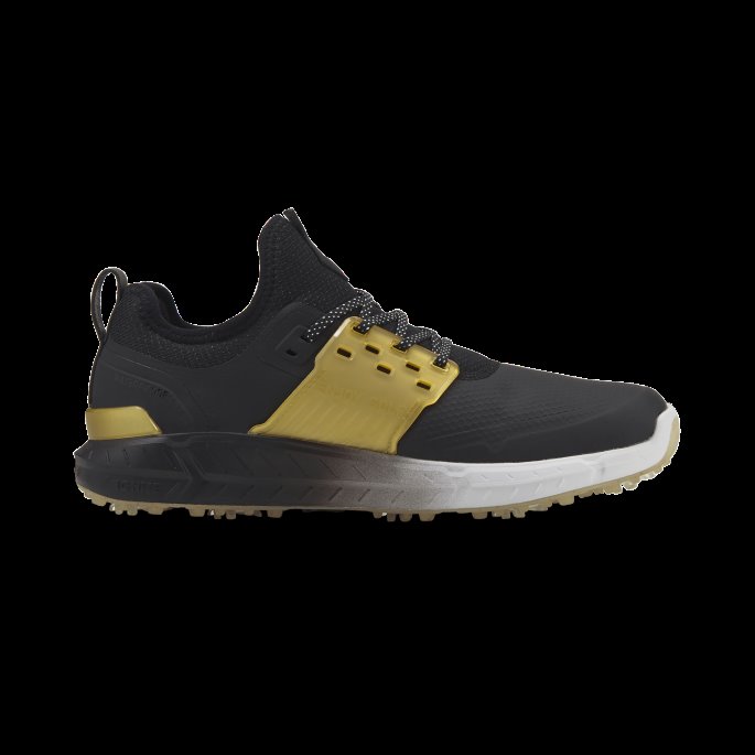 Black-team Gold Puma På Salg Tenne Articulate Gold Golf Sko Menn