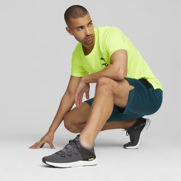 Pure Xt Fresh Treningssko For Menn Puma På Tilbud Castlerock-black-lime Squeeze