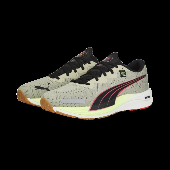 Puma På Tilbud X First Mile Velocity Nitro 2 Joggesko For Menn Pebble Grå-firelight-svart