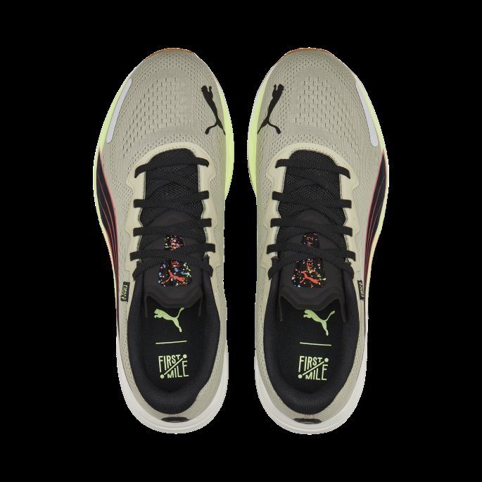 Puma På Tilbud X First Mile Velocity Nitro 2 Joggesko For Menn Pebble Grå-firelight-svart