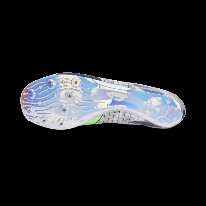 Evospeed Tokyo Nitro Friidrett Spikes Puma På Salg Hvit-spellbound-grønn Gjenskinn