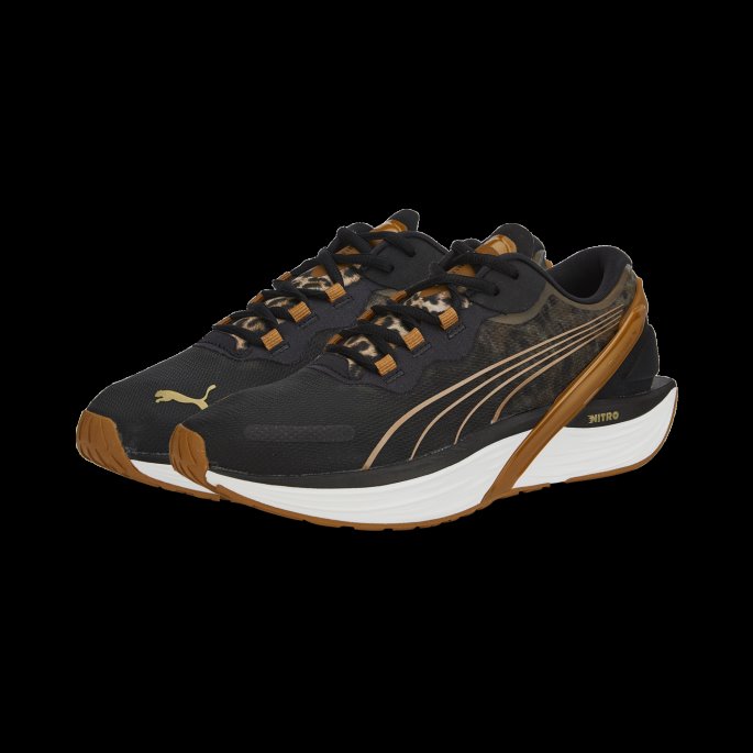 Puma På Tilbud Black-desert Tan Run Xx Nitro Safari Glam Joggesko Kvinner
