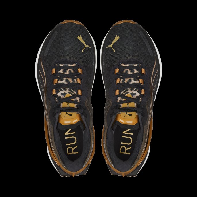Puma På Tilbud Run Xx Nitro Safari Glam Løpesko For Kvinner Svart-ørkenbrun