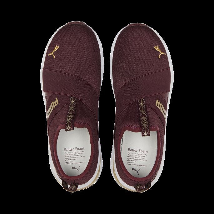 Puma På Tilbud Prowl Slip Deco Glam Treningssko For Kvinner Aubergine-team Gull