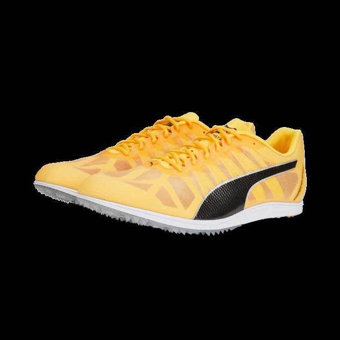 Puma På Tilbud Evospeed Middistance 4 Friidrett Herresko Sun Stream-svart