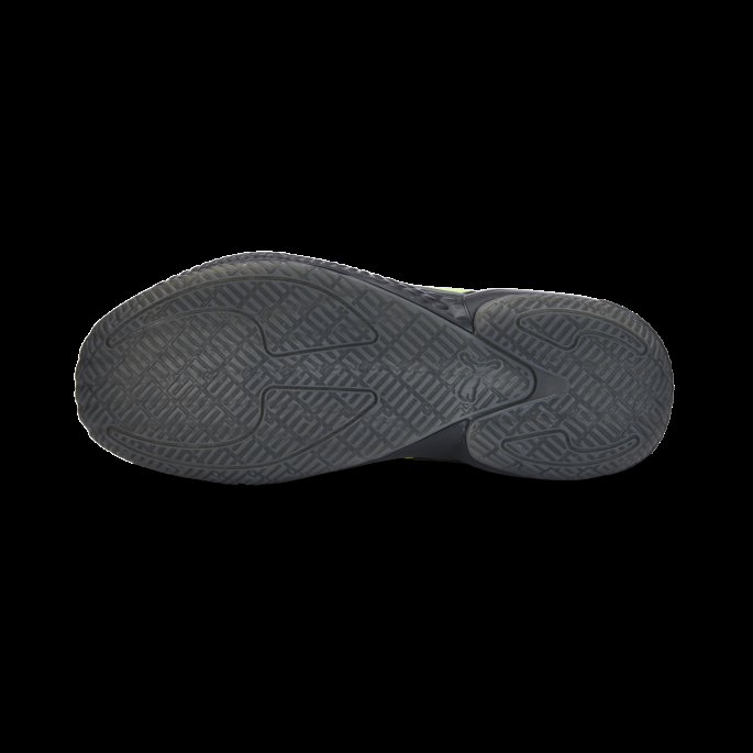 Black-lime Squeeze Puma På Tilbud Court Rider 2.0 Glow Stick Basketballsko