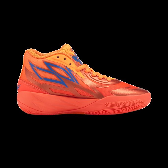 Puma På Tilbud Mb.02 Basketball Sko Ungdom Brennende Korall-ultra Oransje