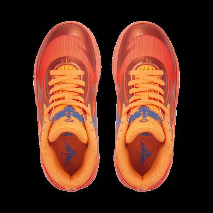 Puma På Tilbud Mb.02 Basketball Sko Ungdom Brennende Korall-ultra Oransje