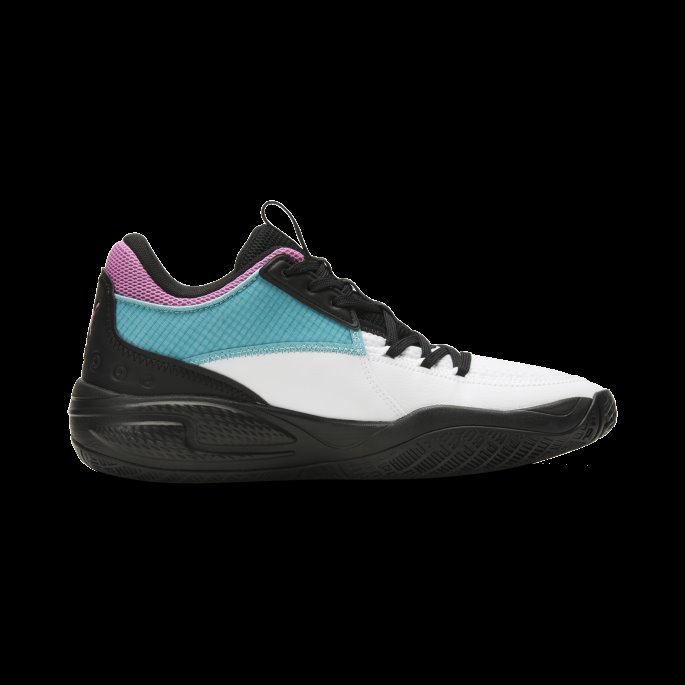 Puma På Salg Court Rider Swxp Basketball Sko Hvit-gul Alert