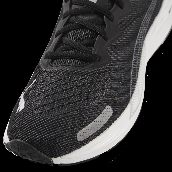 Velocity Nitro 2 Brede Joggesko Herre Svart-metallisk Sølv Puma På Tilbud