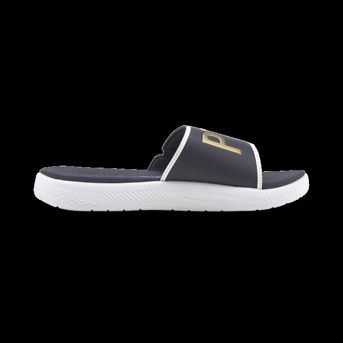 Puma På Tilbud X Palm Tree Crew Golf Slides Marine Blazer-team Gull
