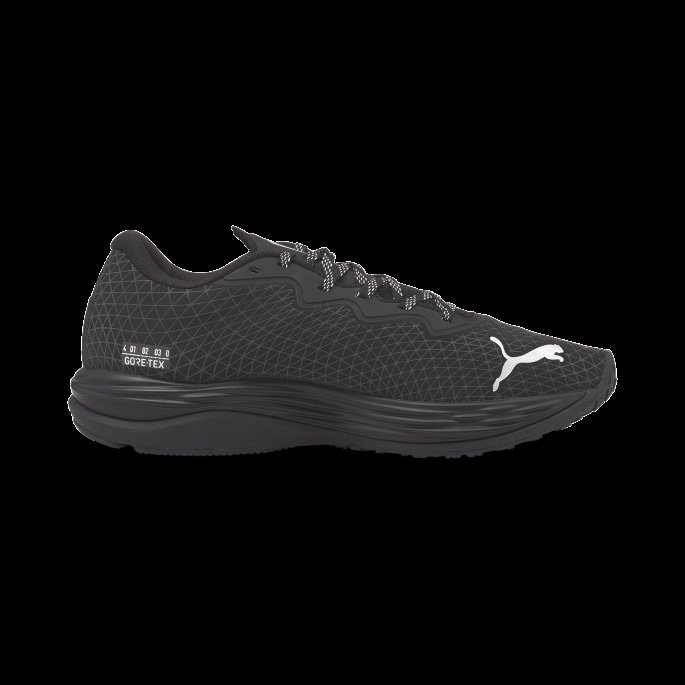 Velocity Nitro 2 Gore-tex Løpesko Menn Puma På Tilbud Svart-metallisk Sølv