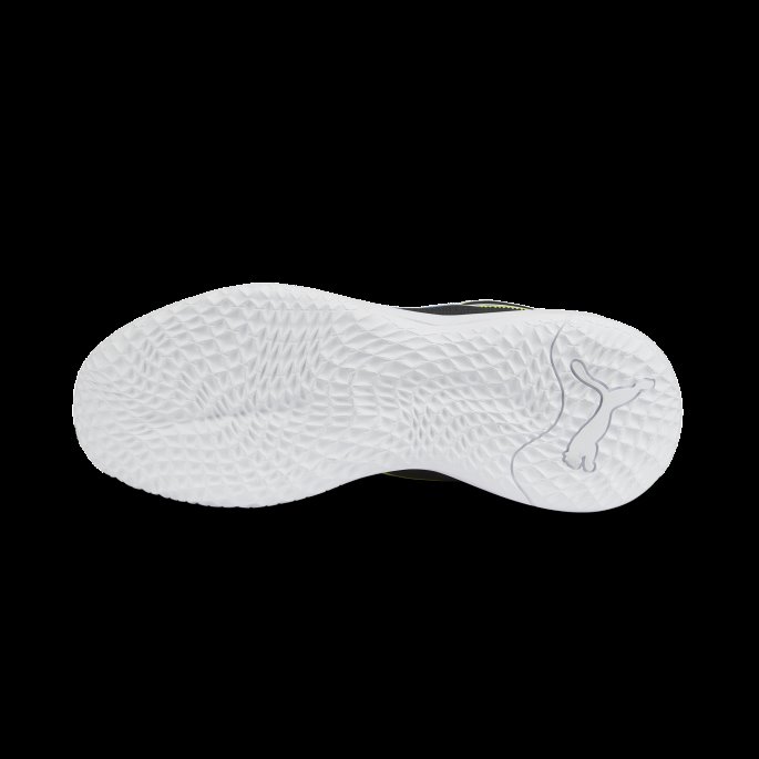 Playmaker Pro Basketballsko Jet Black-lime Squeeze Puma På Tilbud