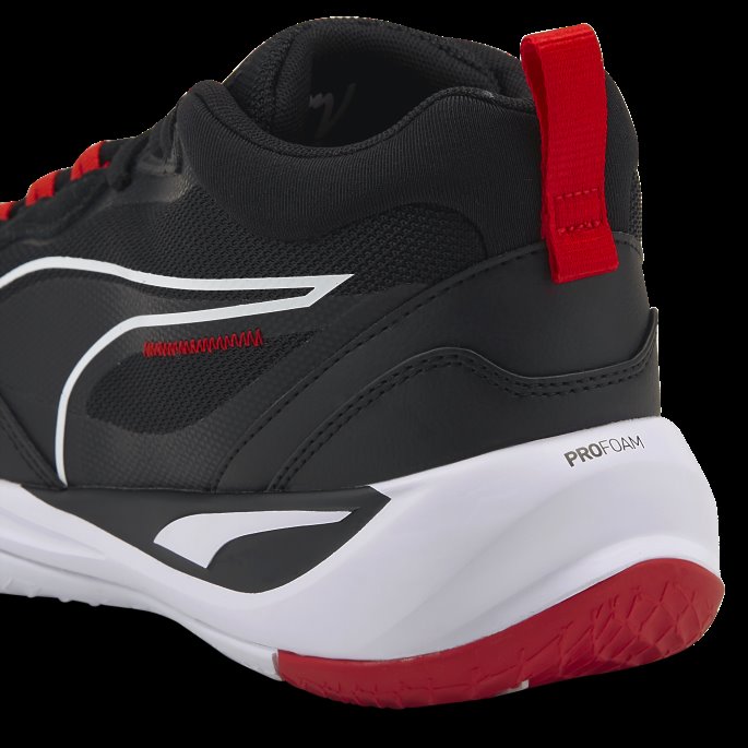 Jet Black-white Puma På Tilbud Playmaker Pro Basketball Sko