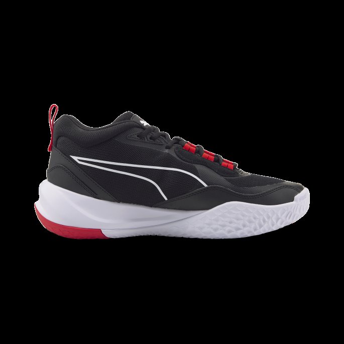 Puma På Tilbud Jet Black-white Playmaker Pro Basketball Sko