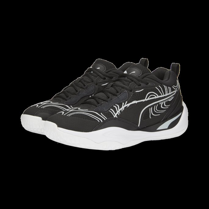 Black-quarry Puma På Salg Playmaker Pro Lava Basketball Sko