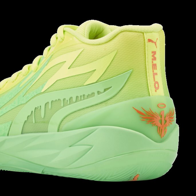 Puma På Tilbud X Nickelodeon Slime Mb.02 Basketballsko Fluro Green-lime Squeeze