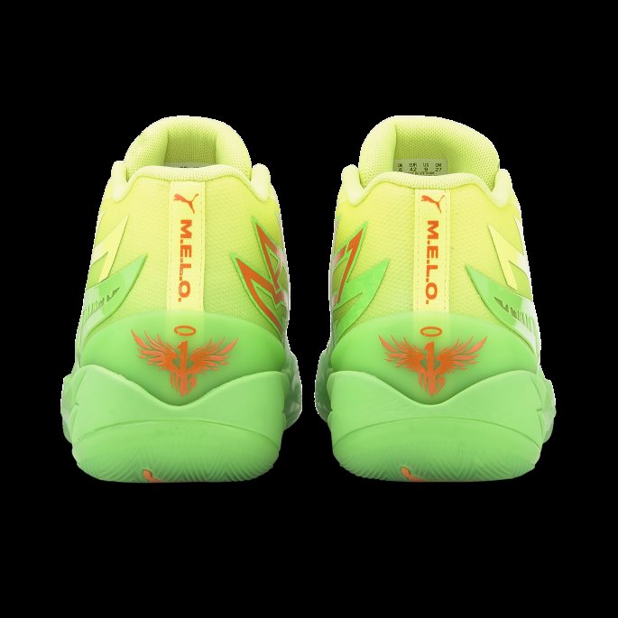 Mb.02 Slime Basketball Sko Fluro Green-lime Squeeze Puma På Tilbud