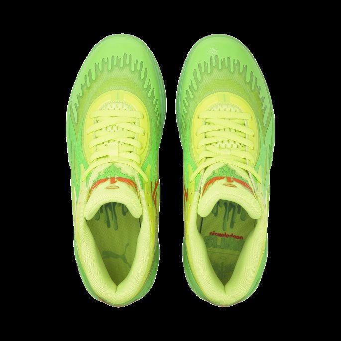 Mb.02 Slime Basketball Sko Fluro Green-lime Squeeze Puma På Tilbud