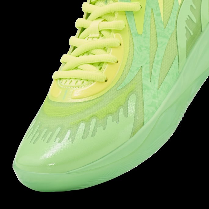 Mb.02 Slime Basketball Sko Fluro Green-lime Squeeze Puma På Tilbud
