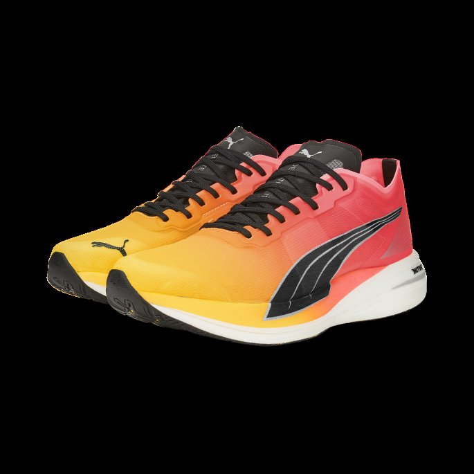 Deviate Nitro Elite Fireglow Løpesko Menn Puma På Tilbud Sun Stream-sunset Glød