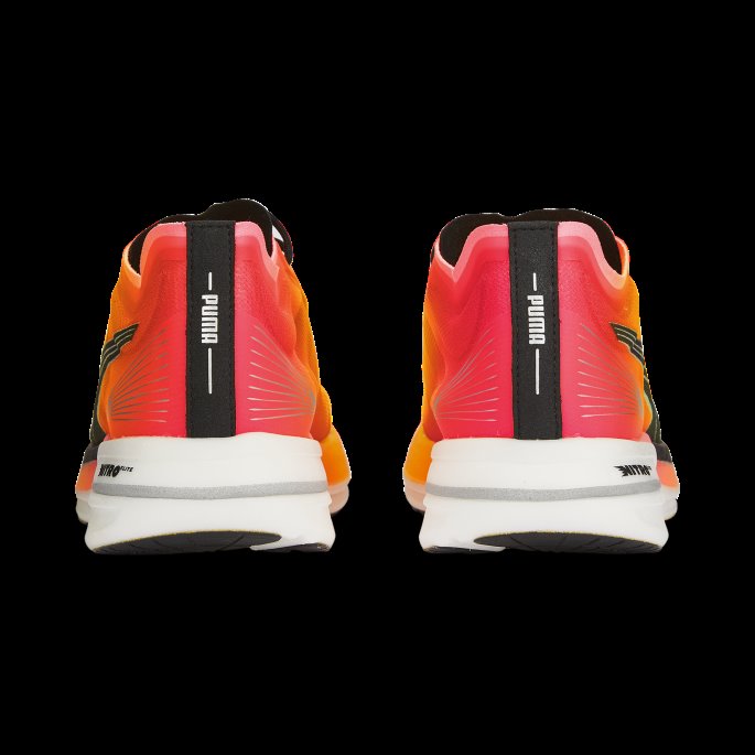 Deviate Nitro Elite Fireglow Løpesko Menn Sun Stream-sunset Glow Puma På Tilbud