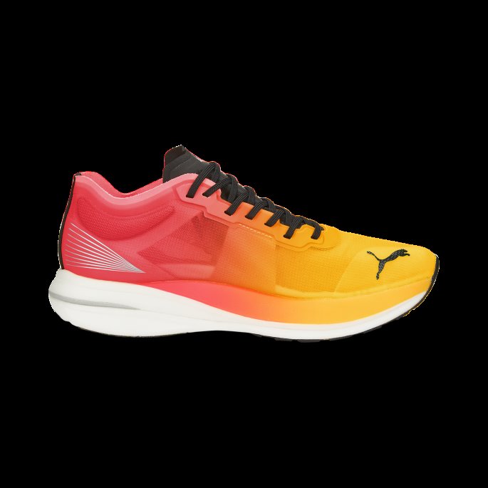 Deviate Nitro Elite Fireglow Løpesko Menn Sun Stream-sunset Glow Puma På Tilbud