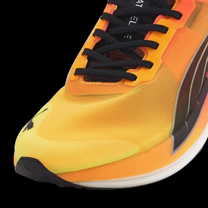 Deviate Nitro Elite Fireglow Løpesko Menn Sun Stream-sunset Glow Puma På Tilbud