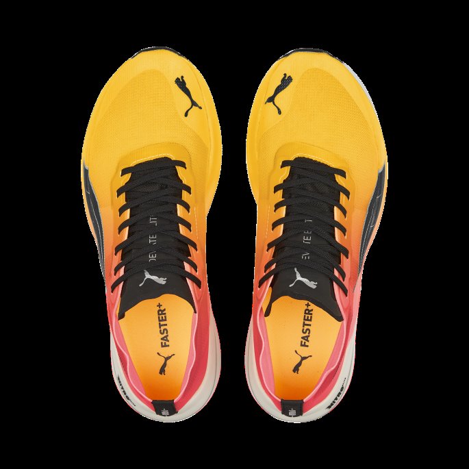 Deviate Nitro Elite Fireglow Løpesko Kvinner Sun Stream-sunset Glow Puma På Tilbud