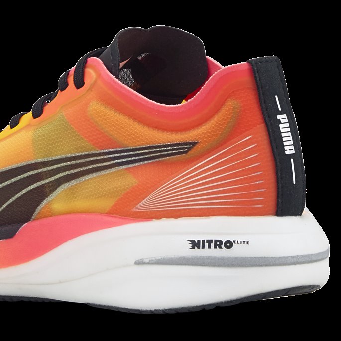 Puma På Tilbud Sun Stream-sunset Glød Avvike Nitro Elite Fireglow Løpesko Kvinner