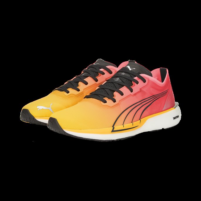Liberate Nitro Fireglow Joggesko Menn Puma På Tilbud Sun Stream-sunset Glød