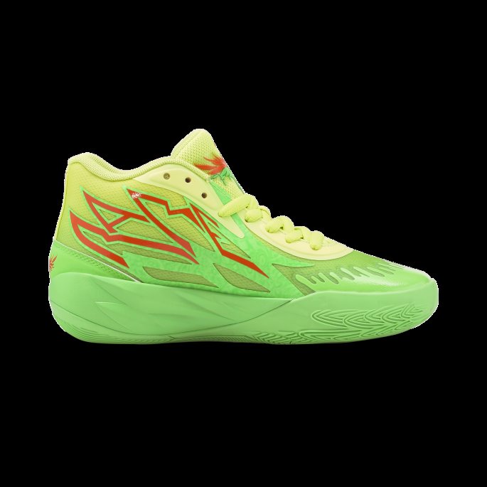 Puma På Tilbud X Nickelodeon Slime Mb.02 Basketballsko Ungdom Fluro Green-lime Squeeze
