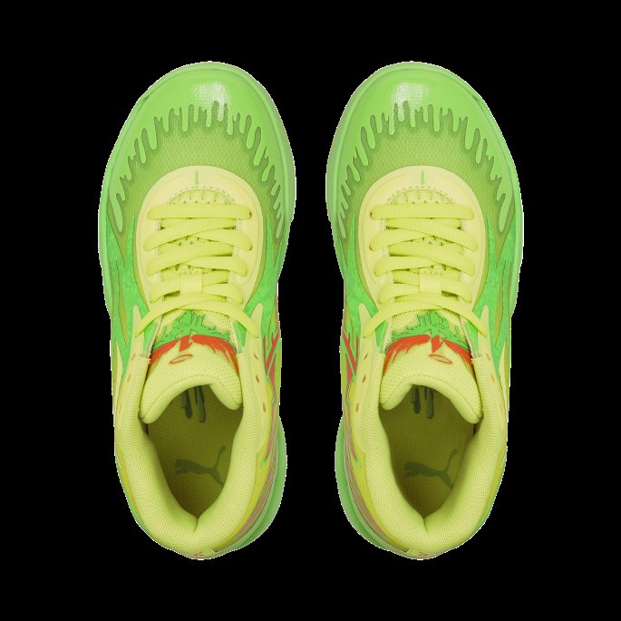 Mb.02 Slime Basketballsko For Store Barn Fluro Green-lime Squeeze Puma På Tilbud