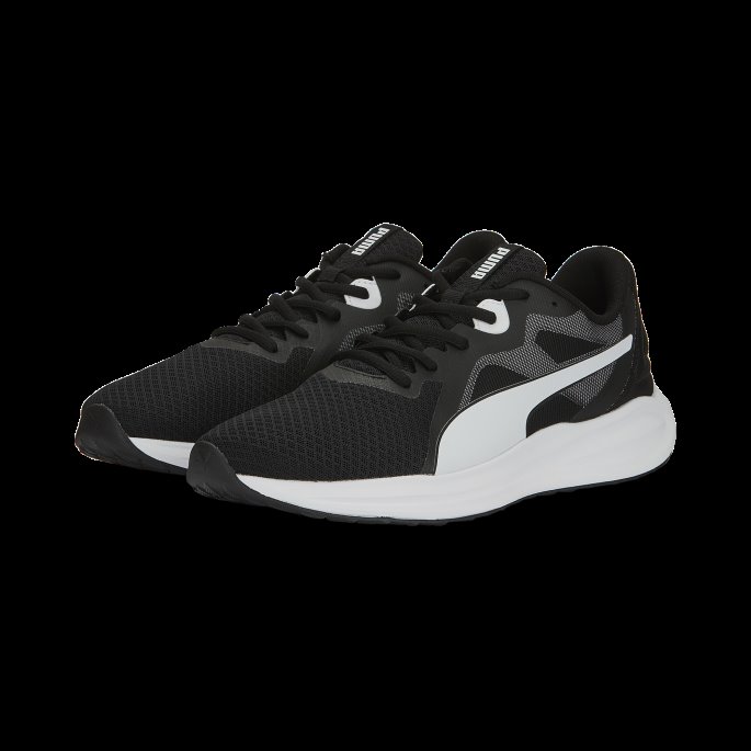 Twitch Runner Fresh Joggesko Sort-svart-hvit Puma På Tilbud