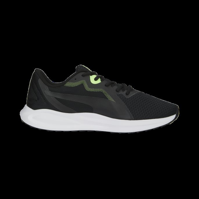 Puma På Tilbud Svart-kongelig Safir-gassende Lime Twitch Runner Fresh Joggesko