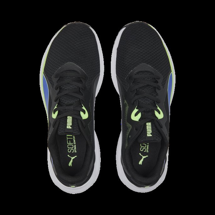 Puma På Tilbud Svart-kongelig Safir-gassende Lime Twitch Runner Fresh Joggesko