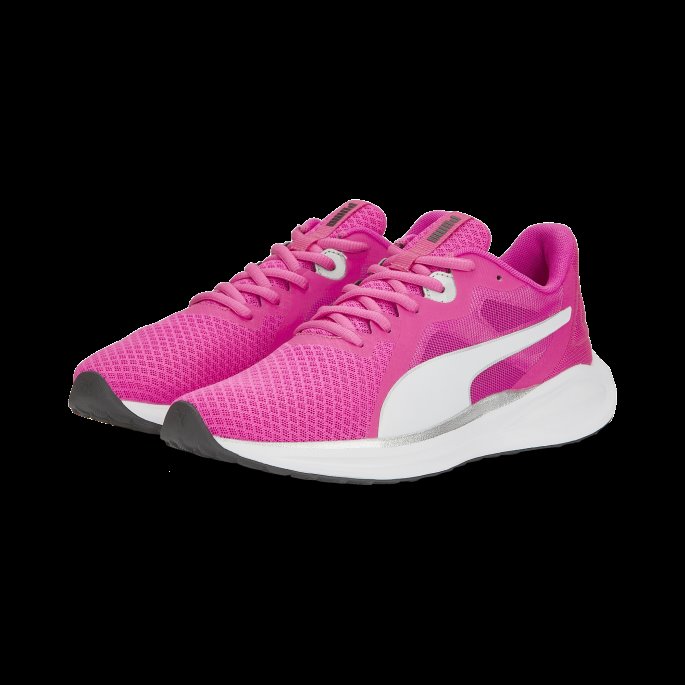Ravish-hvit-svart Puma På Tilbud Twitch Runner Fresh Joggesko