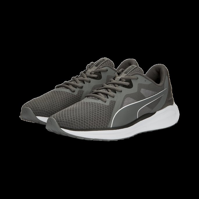 Twitch Runner Fresh Joggesko Puma På Tilbud Kul Mørk Grå-svart