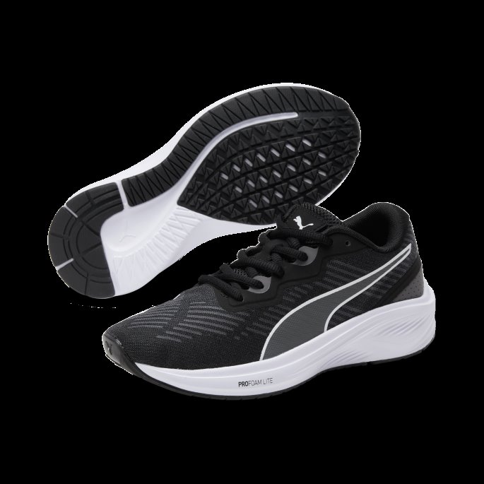Puma På Tilbud Aviator Profoam Sky Big Kids' Joggesko Svart-hvit