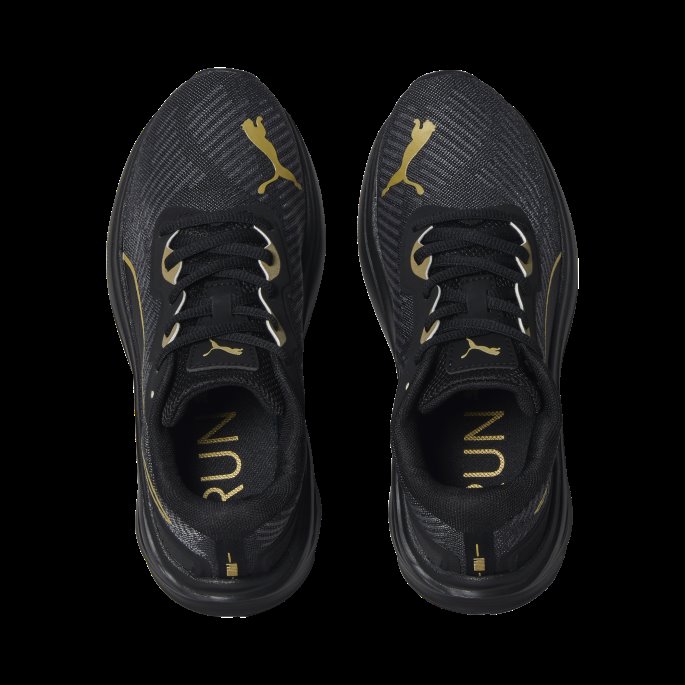 Black-team Gold Aviator Profoam Sky Store Løpesko Til Barn Puma På Tilbud