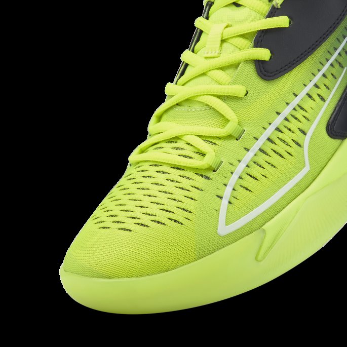 Lime Squeeze-svart Stewie 1 Quiet Fire Basketballsko For Kvinner Puma På Tilbud