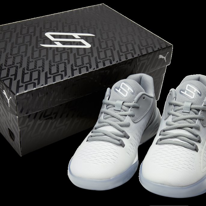 Stewie 1 Team Kvinners Basketball Joggesko Quarry-white Puma På Salg
