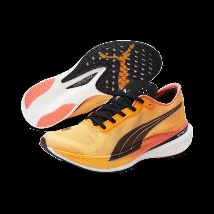 Puma På Tilbud Sun Stream-solnedgang Glød Deviate Nitro Elite 2 Fireglow Løpesko Menn