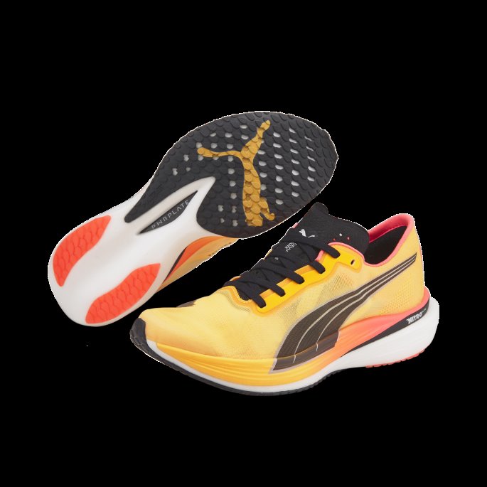 Sun Stream-sunset Glow Puma På Salg Deviate Nitro Elite 2 Fireglow Løpesko Kvinner