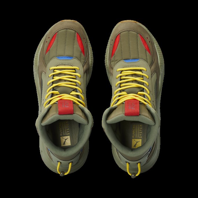 Puma På Tilbud Rs-x Mid Sneakers Dyp Lav Grønn-svart