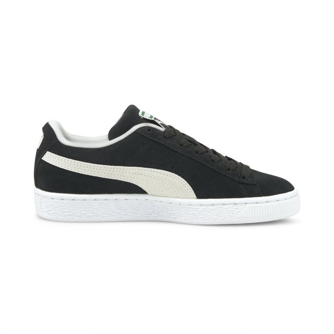Puma På Tilbud Svart-hvit Semsket Klassiske Xxi Ungdomssneakers