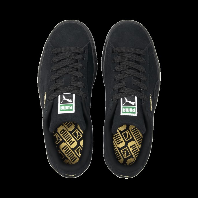 Puma På Tilbud Semsket Skinn Klassiske Xxi Sneakers Store Barn Svart-svart