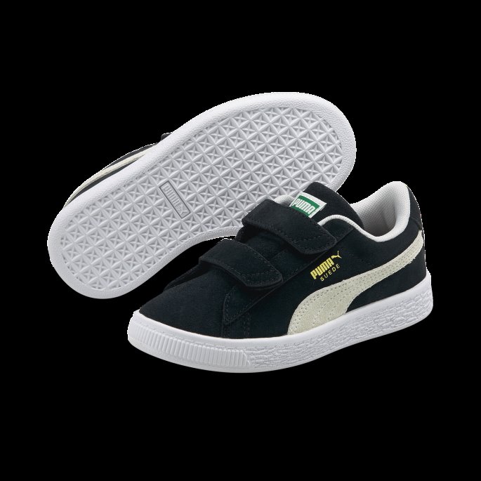 Semsket Klassiske Xxi Barnesko Puma På Tilbud Svart-hvit