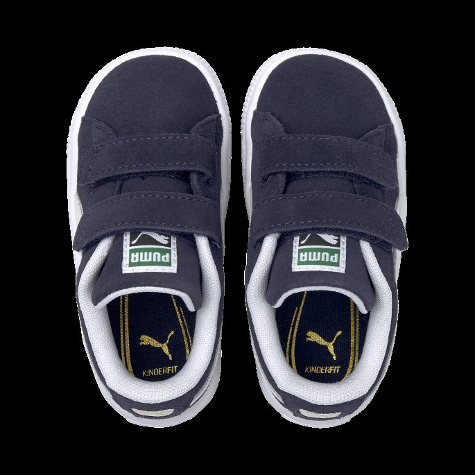 Semsket Klassiske Xxi Babysko Puma På Tilbud Peacoat-hvit
